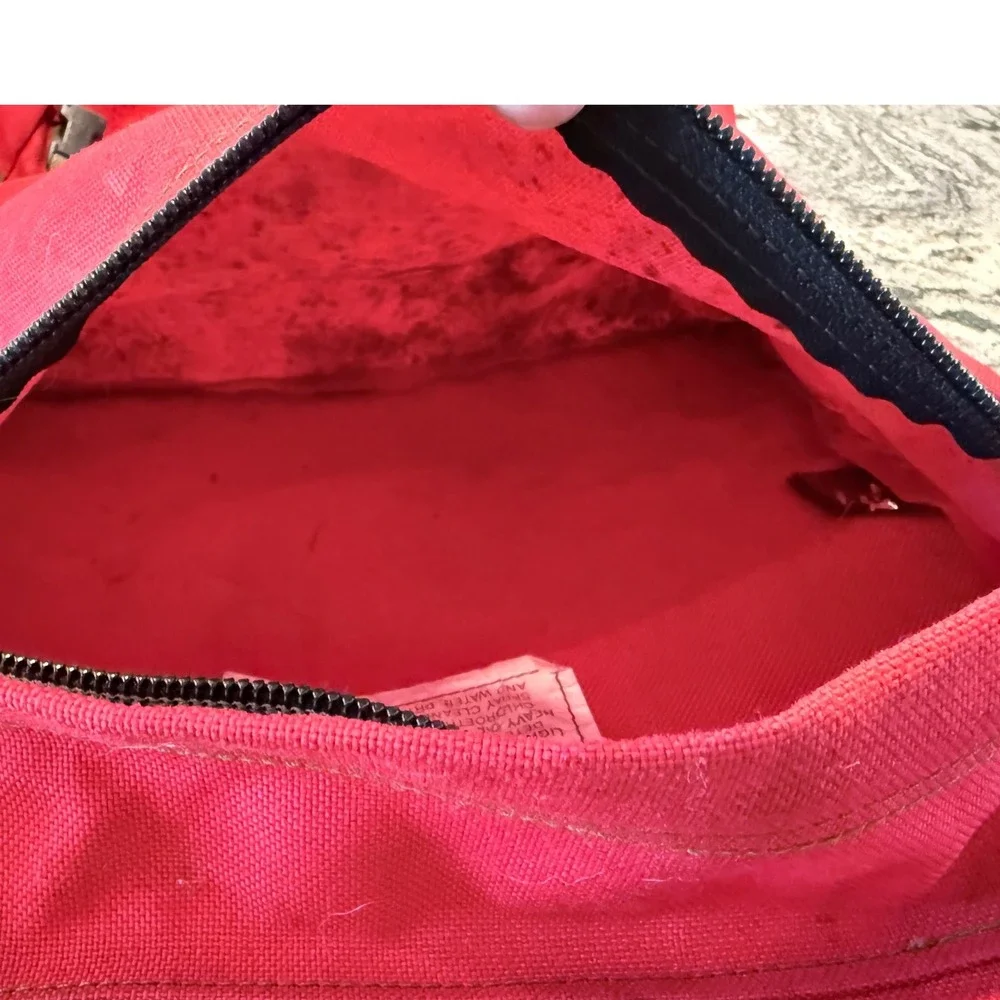 Vintage 1985 Helena Industries Red Canvas FSS Personal Gear Pack Backpack USA